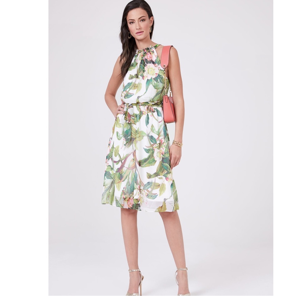 NWOT Adrianna Papell Halter Dress.